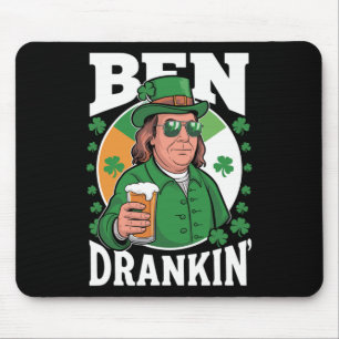 Irish Ben Drankin Beer - St Pattys Mannen en Dames Muismat