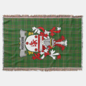 Irish Bergin of O_Bergin familiewapen Deken (Voorkant)