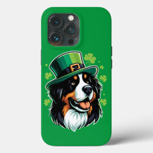 Irish Bernese Dog Leprechaun Pet St Patricks Day Case-Mate iPhone Case