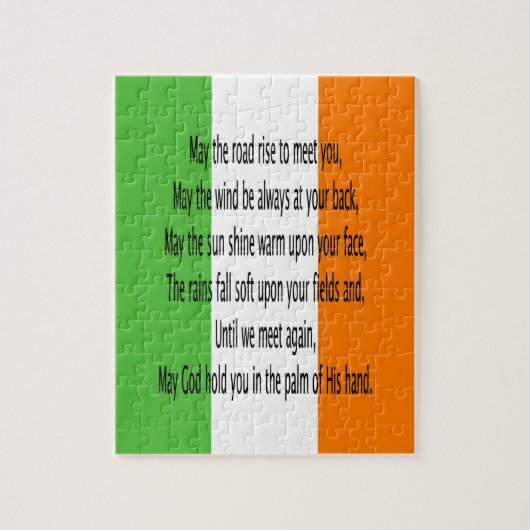 Irish Bessing Legpuzzel (Verticaal)