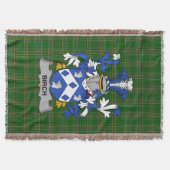 Irish Birch Coat of Arms Family Crest Ireland Deken (Voorkant)