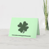 Irish Birthday Card Kaart (Achterkant)