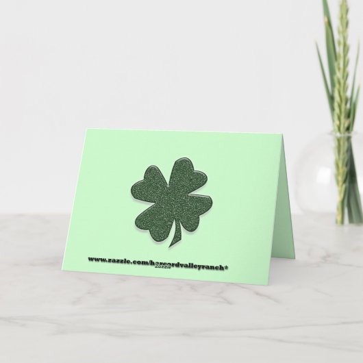 Irish Birthday Card Kaart (Achterkant)