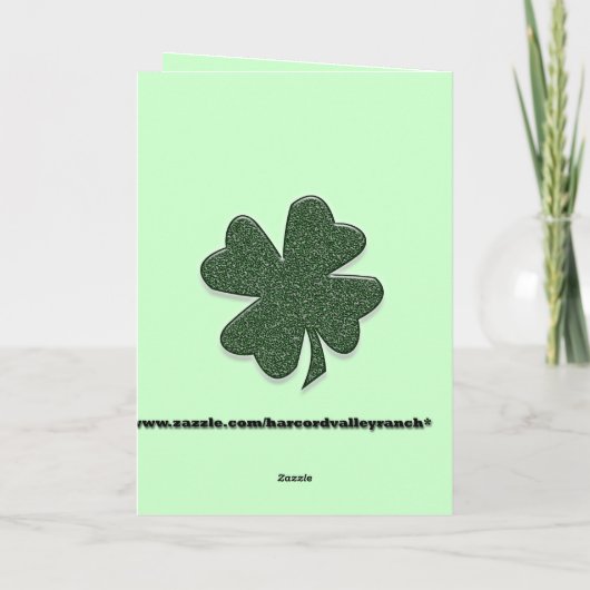 Irish Birthday Card Kaart (Achterkant)