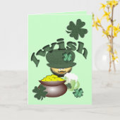 Irish Birthday Card Kaart (Gele Bloem)