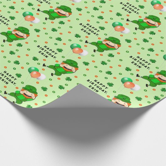 Irish Birthday Gift Cadeaupapier (Hoek)