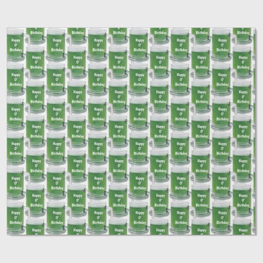 Irish Birthday Green Beer Cadeaupapier (Vlak)