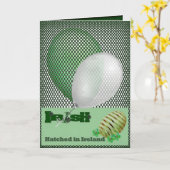 Irish Birthday Kaart (Gele Bloem)