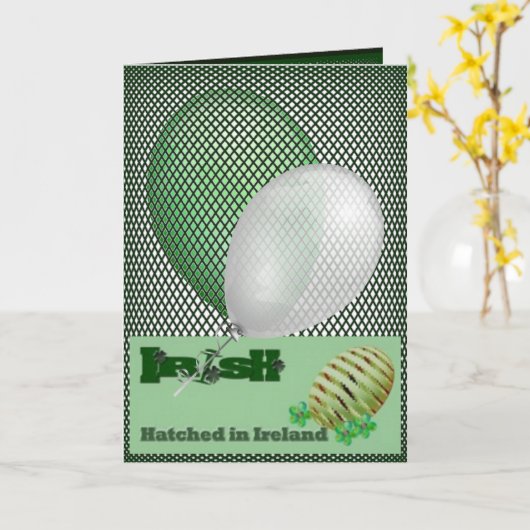 Irish Birthday Kaart (Gele Bloem)