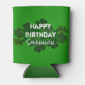 Irish Birthday Personalized Drink Coozie (Voorkant)