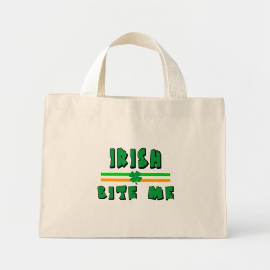 Irish Bite Me Mini Tote Bag (Voorkant)