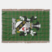 Irish Bland Coat of Arms Family Crest Ireland Deken (Voorkant)