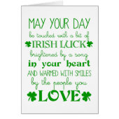 Irish Blesscard aanpassen (Voorkant)