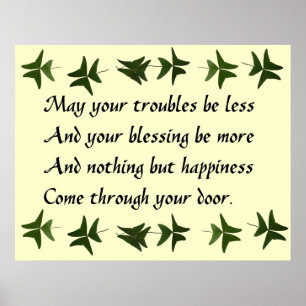Irish Blessiness Poster