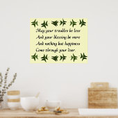 Irish Blessiness Poster (Keuken)