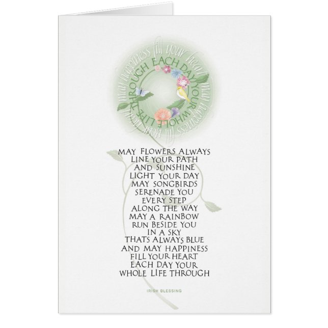 Irish Blessing (Voorkant)