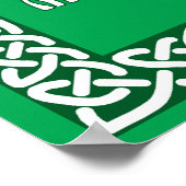 Irish Blessing 1 in Celtic Knot Lijst Poster (Hoek)