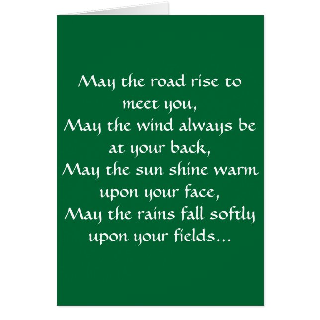 Irish Blessing 2 (Voorkant)