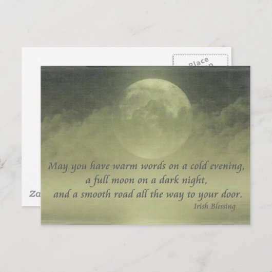 Irish Blessing (2) Briefkaart (Voorkant / Achterkant)