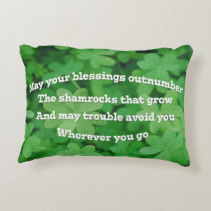 Irish Blessing Accent Kussen