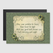 Irish Blessing and Shamrocks (Voorkant / Achterkant)