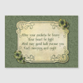 Irish Blessing and Shamrocks (Voorkant)
