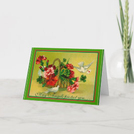 Irish Blessing Angels beschermt u St. Patrick's Kaart