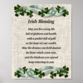 Irish Blessing Art Foam Board Poster (Voorkant)