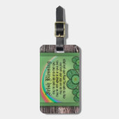 Irish Blessing Bagagelabel (Voorkant verticaal)