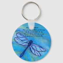 Irish Blessing Blue Dragonfly Inspirerend Quote