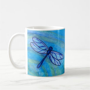 Irish Blessing Brave Blue Dragonfly Courage Koffiemok
