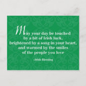 Irish Blessing Briefkaart (Voorkant)