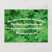 Irish Blessing Briefkaart (Voorkant)