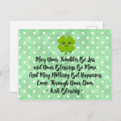 Irish Blessing Briefkaart (Voorkant / Achterkant)