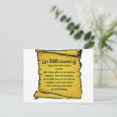 Irish Blessing Briefkaart (Staand voorkant)