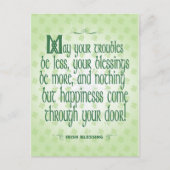 Irish Blessing Briefkaart (Voorkant)