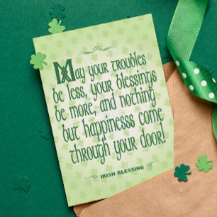 Irish Blessing Briefkaart