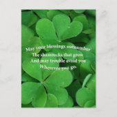 Irish Blessing Briefkaart (Voorkant)
