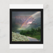 IRISH BLESSING BRIEFKAART (Voorkant)