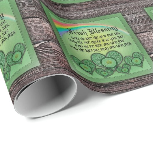 Irish Blessing Cadeaupapier (Rol Hoek)