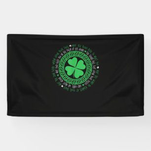 Irish Blessing Celtic Knot 4 Leaf Clover - St. Pat Spandoek