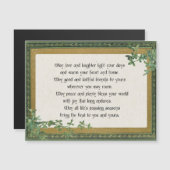 Irish Blessing & Clover in Lijst (Voorkant / Achterkant)