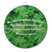 Irish Blessing Dartbord (Voorkant)