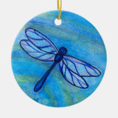Irish Blessing Dragonfly Quote Ceramic Ornament (Voorkant)