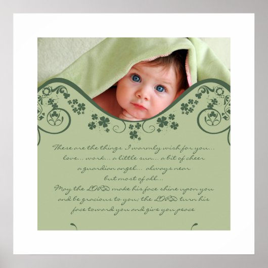Irish Blessing - een Guardian Angel altijd dichtbi Poster (Voorkant)