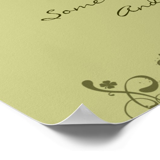 Irish Blessing - een Guardian Angel altijd dichtbi Poster (Hoek)