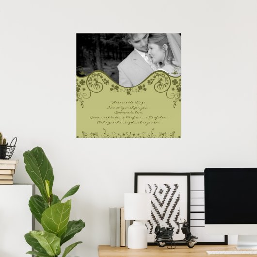 Irish Blessing - een Guardian Angel altijd dichtbi Poster (Thuiskantoor)