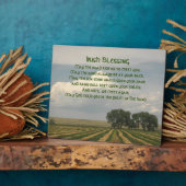 Irish Blessing Farmland Foto Fotoplaat (Zijkant)
