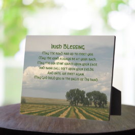 Irish Blessing Farmland Foto Fotoplaat