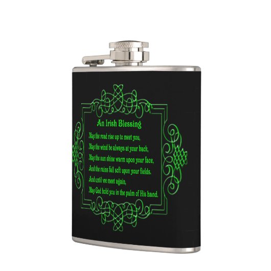 Irish Blessing Flask Heupfles (Links)